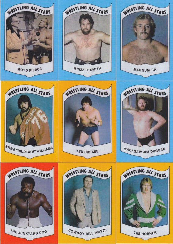 1983 Pro Wrestling Ent. Mid South Wrestling All Stars #2 (custom) unlicensed NM PW Catalog