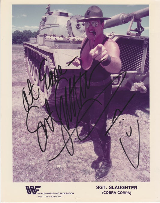 WWF-Promo-Photos1984-Sgt.-Slaughter-signed-color-