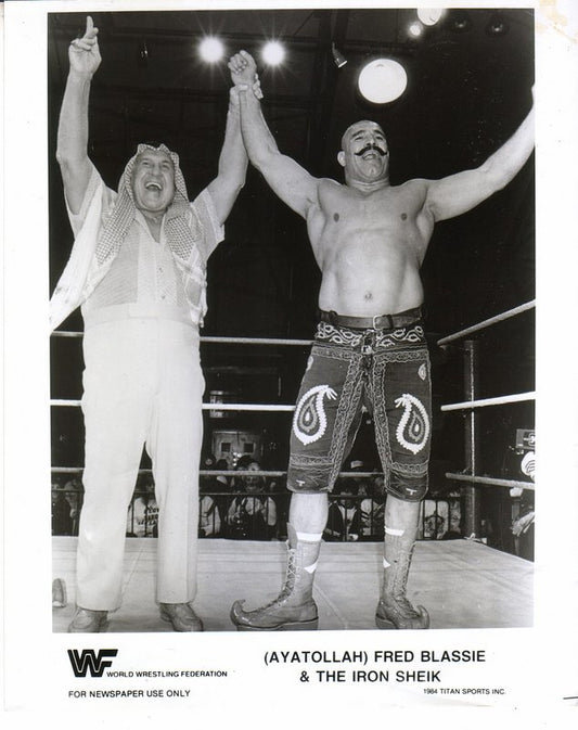 1984 Iron Sheik w/Ayatollah Blassie