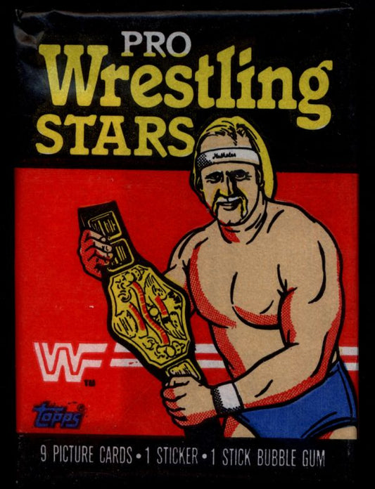 WWF Hulk Hogan Pro Wrestling Stars Topps 1985 Bubble Gum