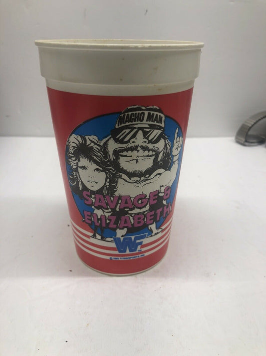 Randy Savage and Miss Elizabeth 1985 7 ELEVEN BIG GULP - image 2