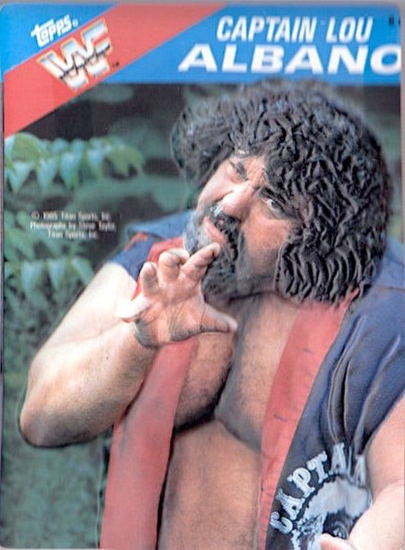 1985 Topps (Test) WWF 3-D Pro Wrestling Stars #6 Captain Lou Albano