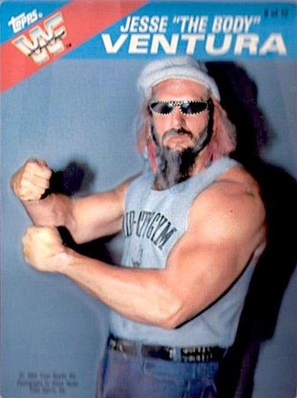 1985 Topps (Test) WWF 3-D Pro Wrestling Stars #8 Jesse "The Body" Ventura PW Catalog
