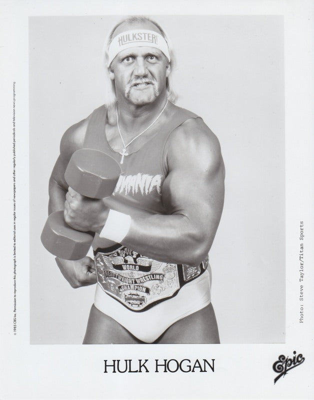 1985 WWF CHAMPION Hulk Hogan Epic Records PWcatalog