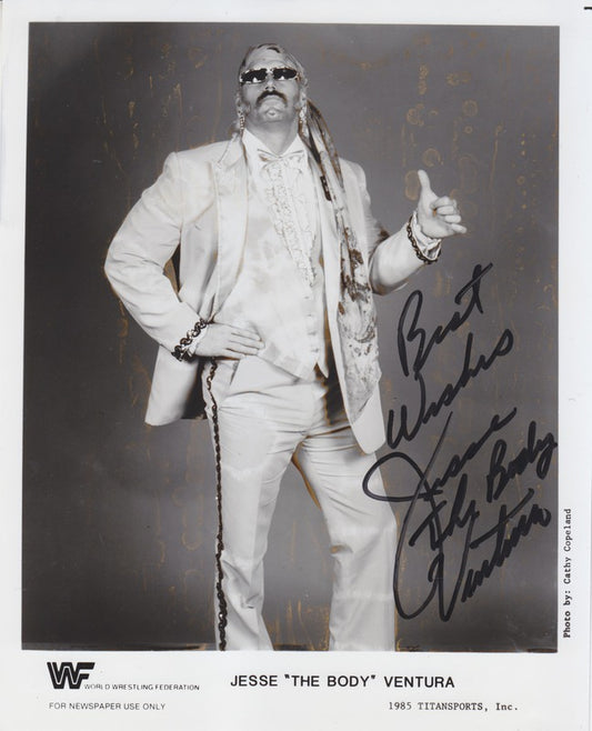 WWF-Promo-Photos1985-Jesse-The-Body-Ventura-signed-