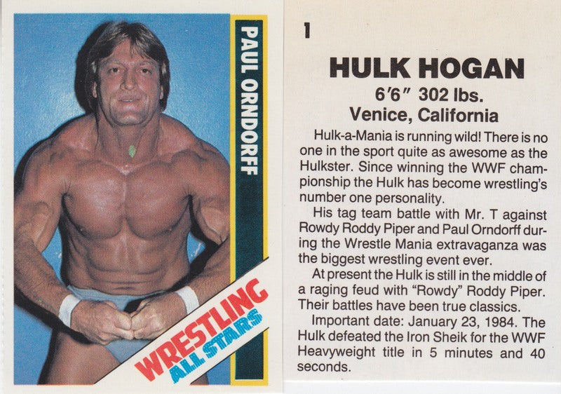 1985 O'Quinn Studios Wrestling All Stars Magazine Set (54) Nm approx 2017 value:$750 PW Catalog