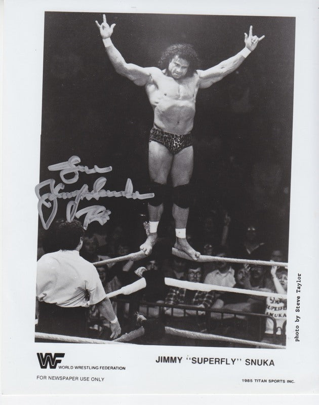 1985 Jimmy "Superfly" Snuka (Signed)