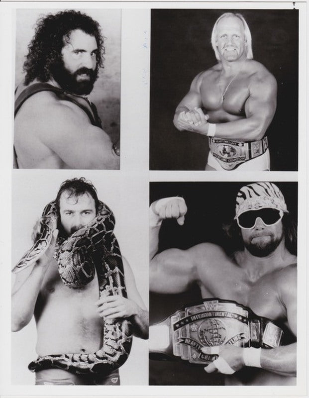 WWF-Promo-Photos1986-NBC-Saturday-Night's-Main-Event8-Jake-the-Snake-vs.-Savage-Hercules-vs.-Hogan-
