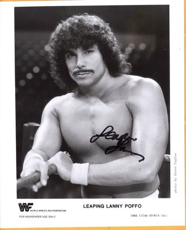 1986 Leaping Lanny Poffo (Signed)