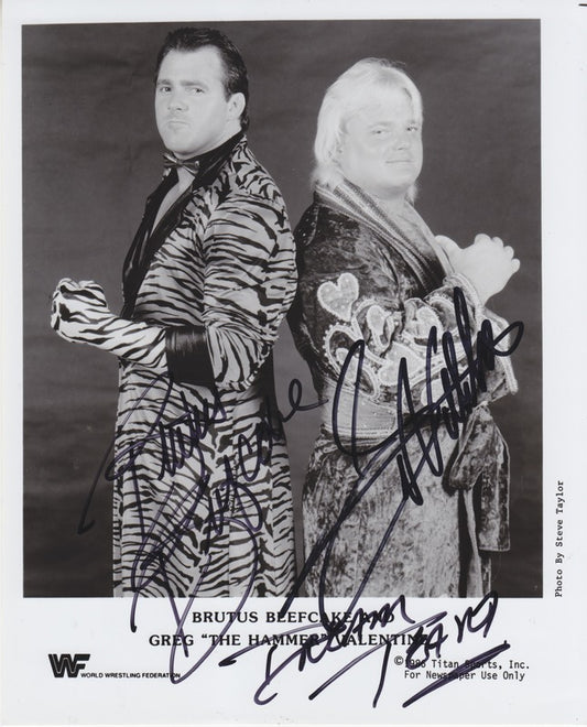1986 Brutus Beefcake Greg Valentine (Signed)