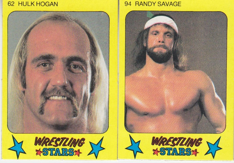 1986 Monty Gum (Dutch) Wrestling Stars Set (100) Nm approx 2017 value:$75 PW Catalog