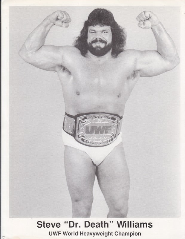 1987 UWF CHAMPION Dr. Death Steve Williams Promo Photo PWcatalog
