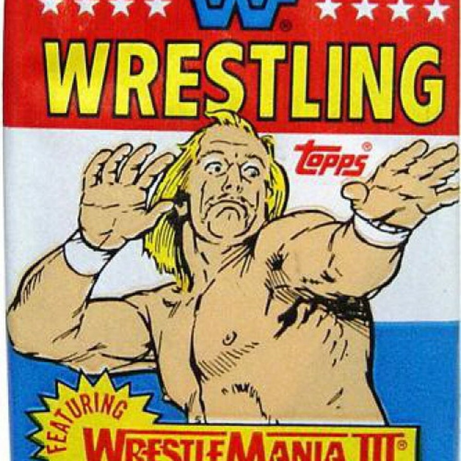 WWF Hulk Hogan Wrestlemania III Topps 1987 Bubble Gum PWcatalog