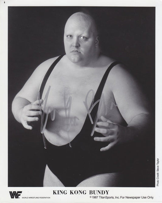 1987 King Kong Bundy (Signed)