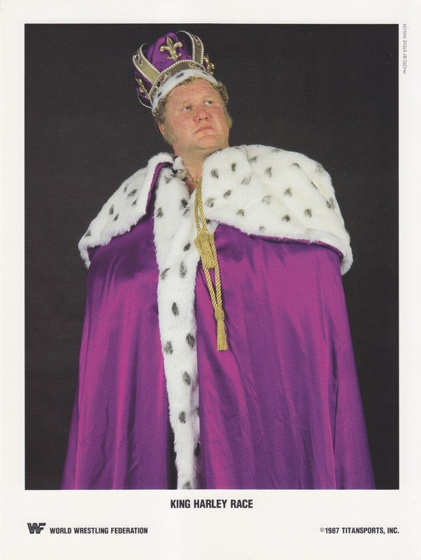 WWF-Promo-Photos1987-King-Harley-Race-RARE-color-