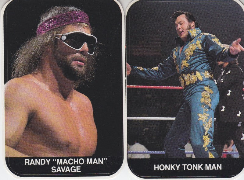 1987 Titan Sports WWF Fan Club Sticker Set (9) Nm approx 2017 value:$30 PW Catalog
