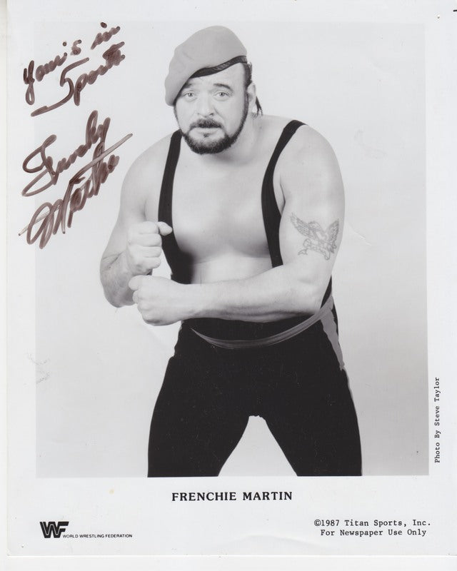 WWF-Promo-Photos1987-Frenchy-Martin-signed-