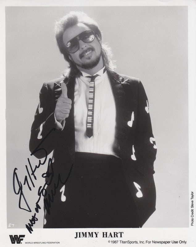 1987 Jimmy Hart (signed) PWcatalog