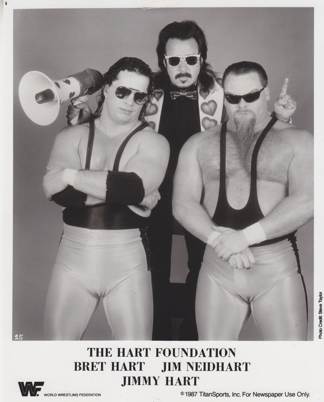 1987 Hart Foundation w/Jimmy Hart PWcatalog