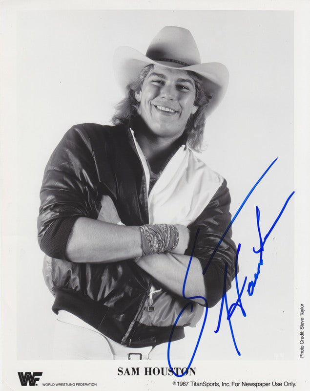 WWF-Promo-Photos1987-Sam-Houston-signed-