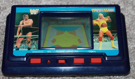 WWF Handheld LCD Hulk Hogan Andre The Giant