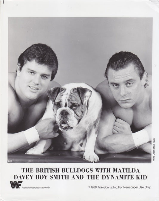 1988 British Bulldogs w/Matilda