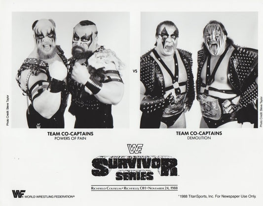 1988 Survivor Series: Demolition Team vs. Powers of Pain Team