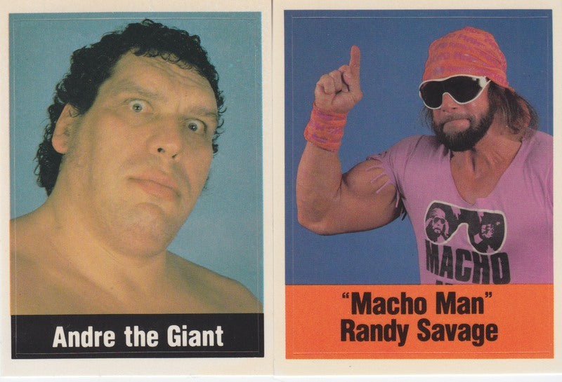 1988 Titan Sports WWF Fan Club Sticker Set (24) PW Catalog