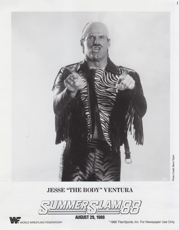1988 Jesse The Body Ventura Summerslam PWcatalog