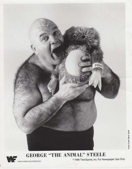 1988 George "The Animal" Steele (w/Mine)