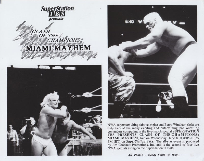 NWA: TBS Clash of the Champions II (Sting/Windham) PW Catalog