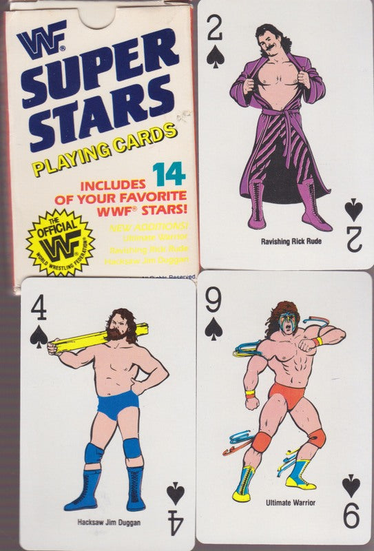 1988 Titan Sports WWF Playing Cards Deck 2 PW Catalog