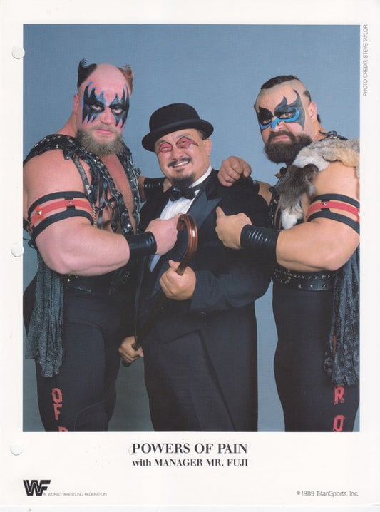WWF-Promo-Photos1989-Powers-Of-Pain-Mr.-Fuji-punch-holes-color-