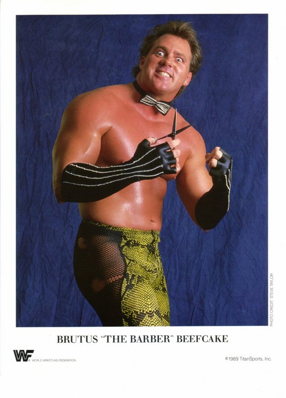 1989 Brutus the Barber Beefcake color PWcatalog