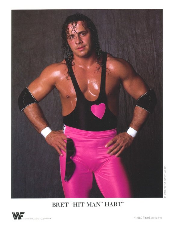 1989 Bret "Hit Man" Hart color PWcatalog