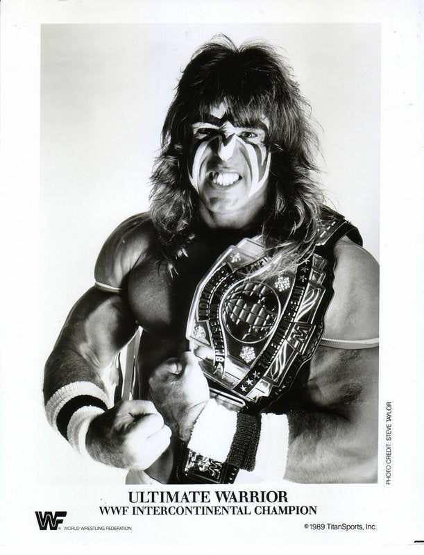1989 WWF IC CHAMPION Ultimate Warrior PWcatalog