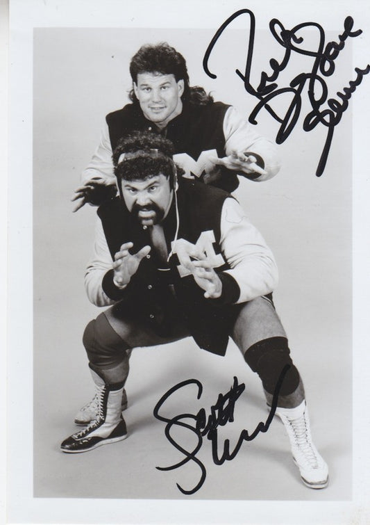 NWA/WCW Steiner Brothers (Signed) Vintage 5x7