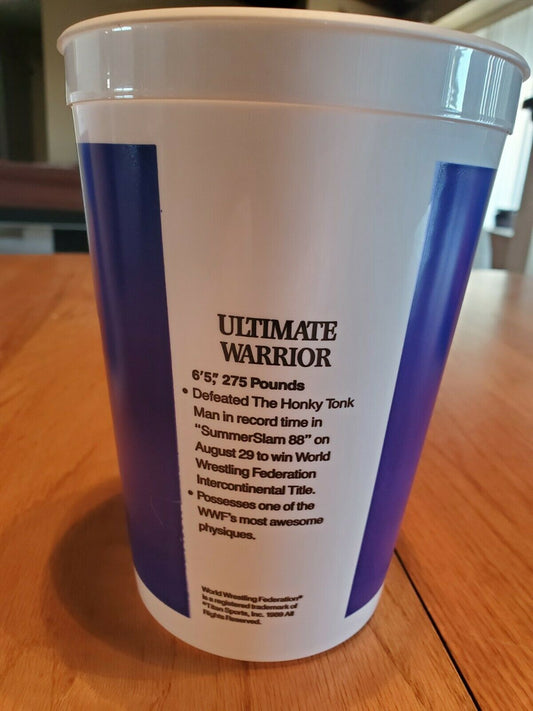 Ultimate Warrior Mountian Dew Promotional Cups