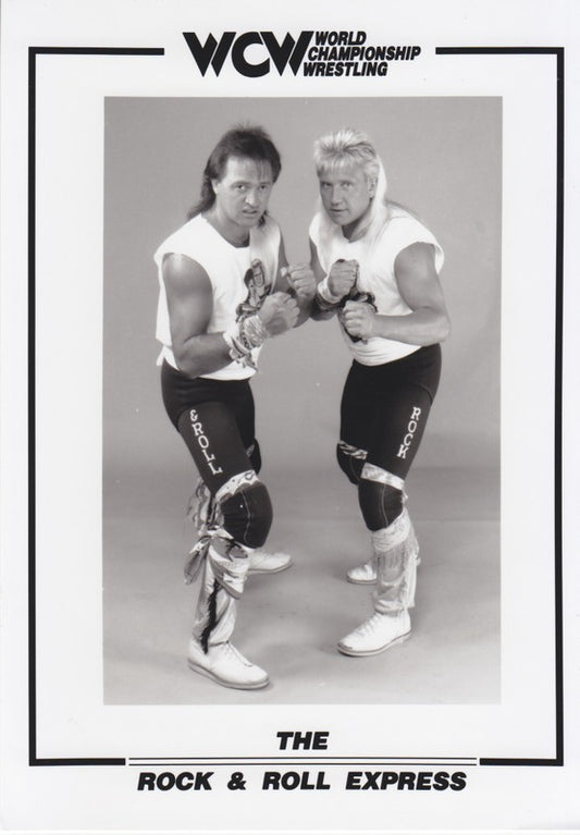 WCW Rock and Roll Express 5x7 