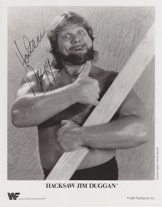 1990 Hacksaw Jim Duggan (Signed)