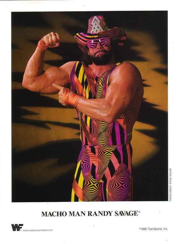 1990 Macho Man Randy Savage color PWcatalog