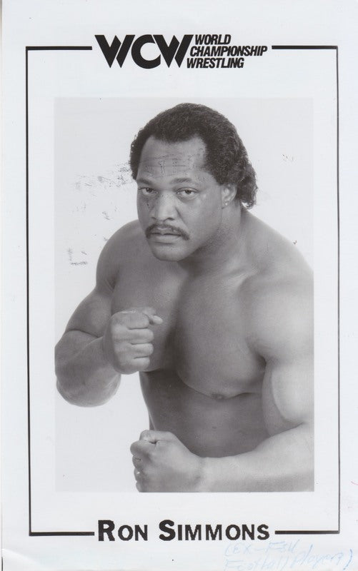 WCW Ron Simmons 5x8