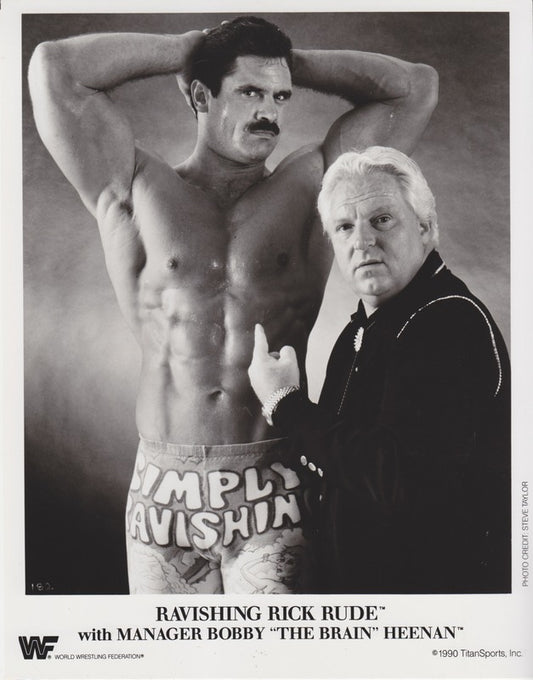 1990 Ravishing Rick Rude w/Bobby Heenan