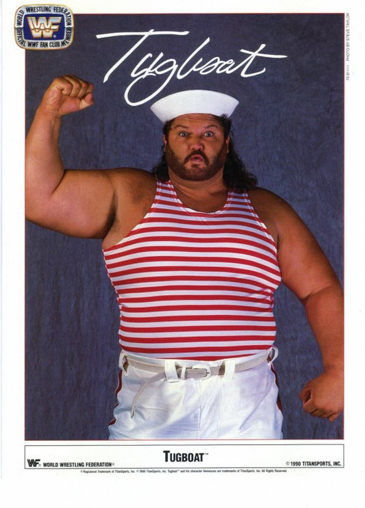1990 Tugboat (Pre-Printed Autograph) Color