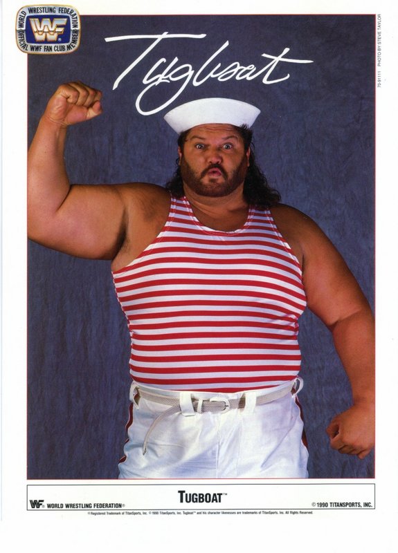 1990 Tugboat (pre-printed autograph) color PWcatalog