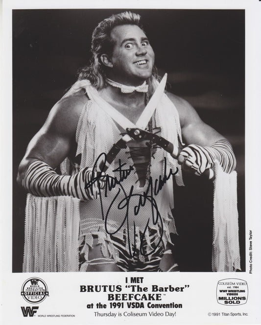 WWF-Promo-Photos1991-Brutus-Beekcake-signed-Coliseum-Video-