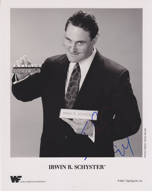 WWF-Promo-Photos1991-Irwin-R.-Schyster-signed-