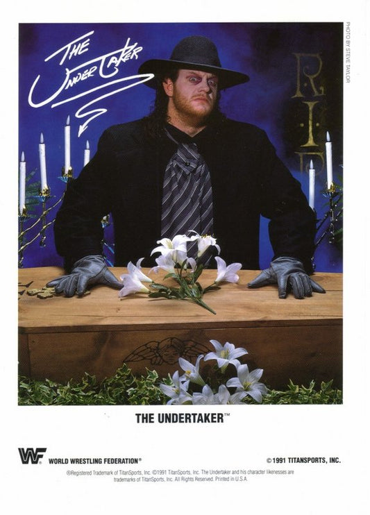 1991 The Undertaker (Facsimile Auto) Color