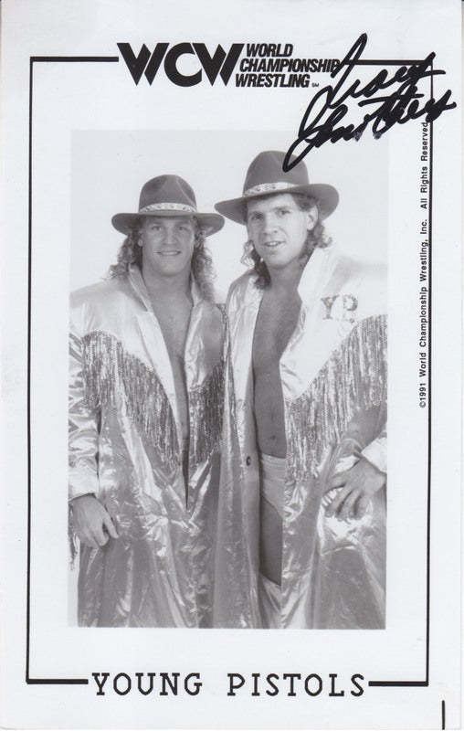 WCW Young Pistols (signed by Smothers) 5x8 