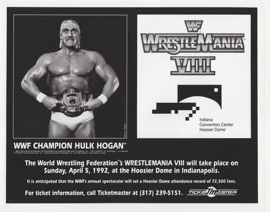 WWF-Promo-Photos1992-Wrestlemania-8-Hulk-Hogan-